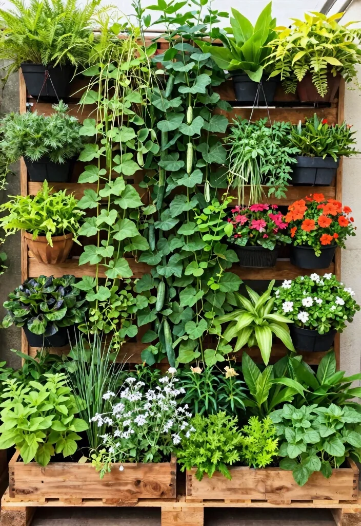 14 1 Acre Backyard Ideas That Maximize Every Inch - 13. Use Vertical Gardening Techniques 1