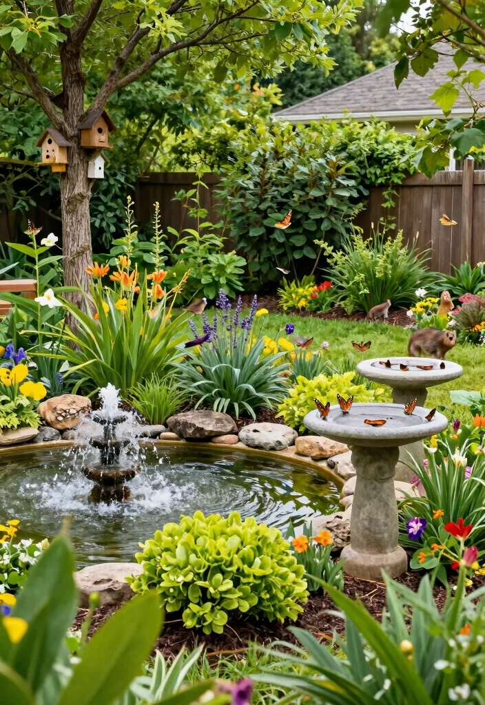 14 1 Acre Backyard Ideas That Maximize Every Inch - 14. Create a Wildlife Habitat 1
