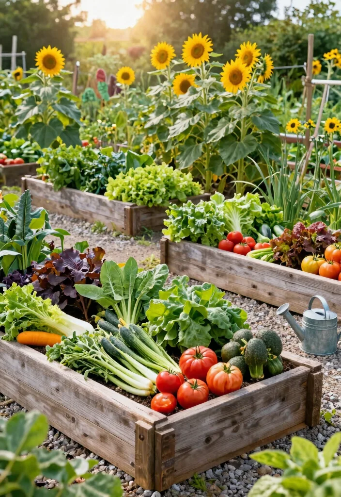 14 1 Acre Backyard Ideas That Maximize Every Inch - 4. Create a Vegetable Garden 1