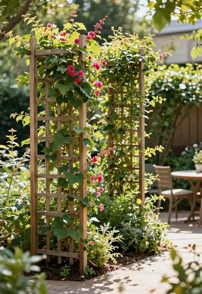 14 Affordable Fence Ideas That Look Expensive 41 14 Affordable Fence Ideas That Look Expensive - 11. Garden Trellis Fencing 1