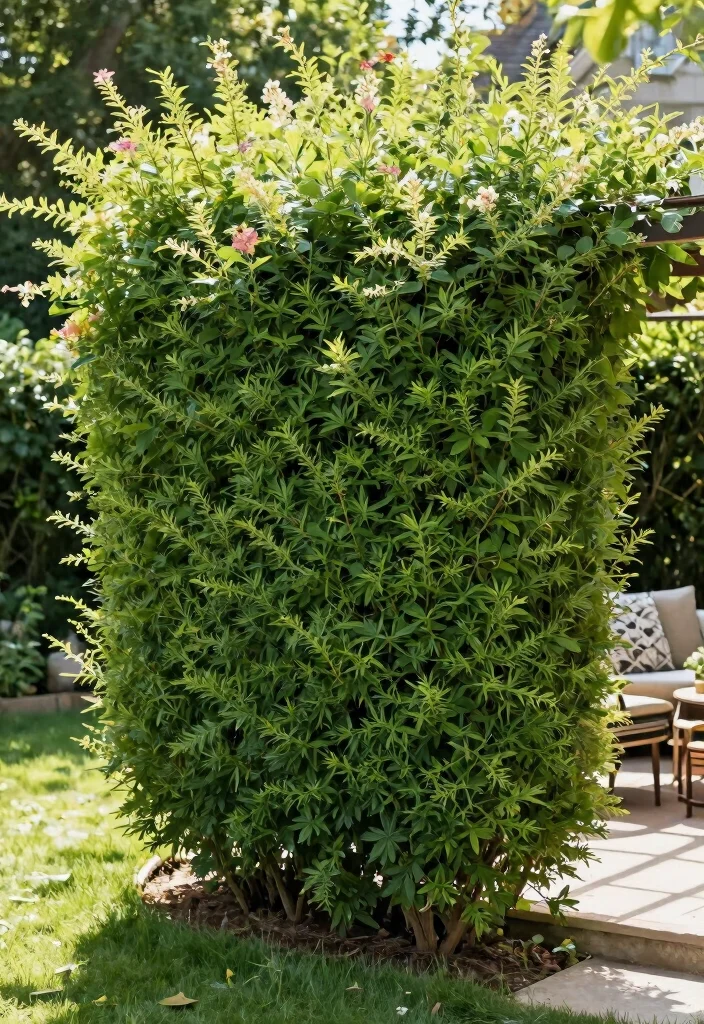 14 Affordable Fence Ideas That Look Expensive 43 14 Affordable Fence Ideas That Look Expensive - 13. Natural Hedge Fencing 1