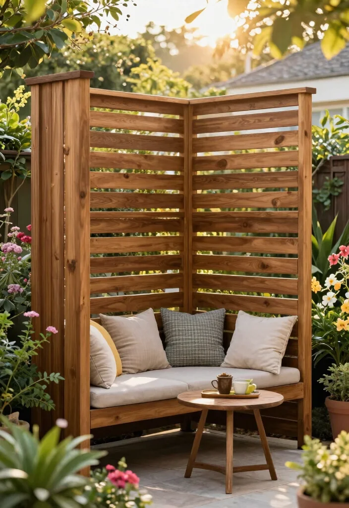 14 Affordable Fence Ideas That Look Expensive 54 14 Affordable Fence Ideas That Look Expensive - 14. Creative Privacy Screens 1