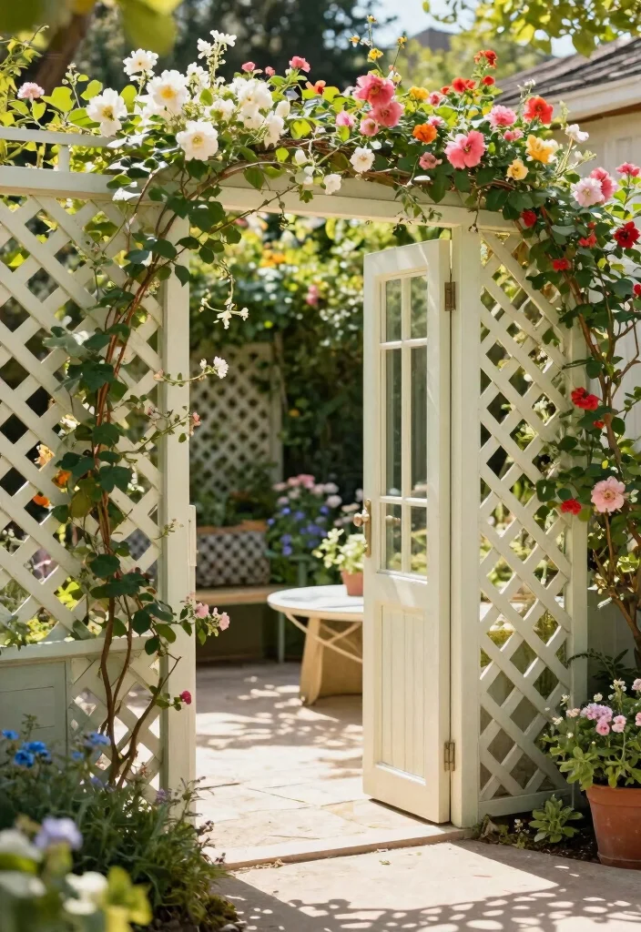 14 Affordable Fence Ideas That Look Expensive 17 14 Affordable Fence Ideas That Look Expensive - 7. Lattice Fencing 1