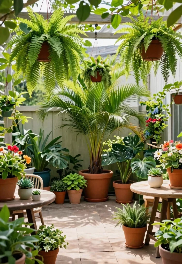 14 Back Deck Decorating Ideas That Feel Cozy & Inviting - 10. Greenery Galore 1