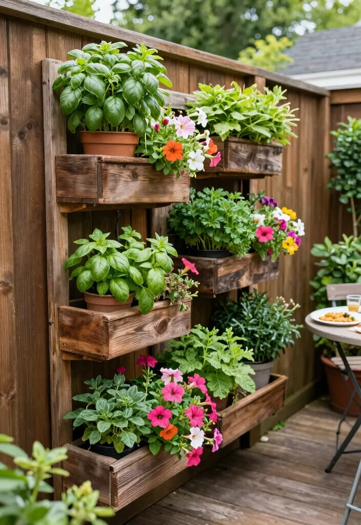 14 Back Deck Decorating Ideas That Feel Cozy & Inviting - 3. Vertical Gardens 1