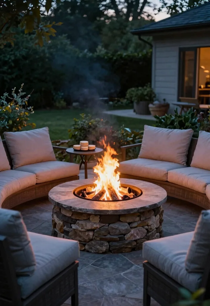 14 Back Deck Decorating Ideas That Feel Cozy & Inviting - 6. Fire Pits 1