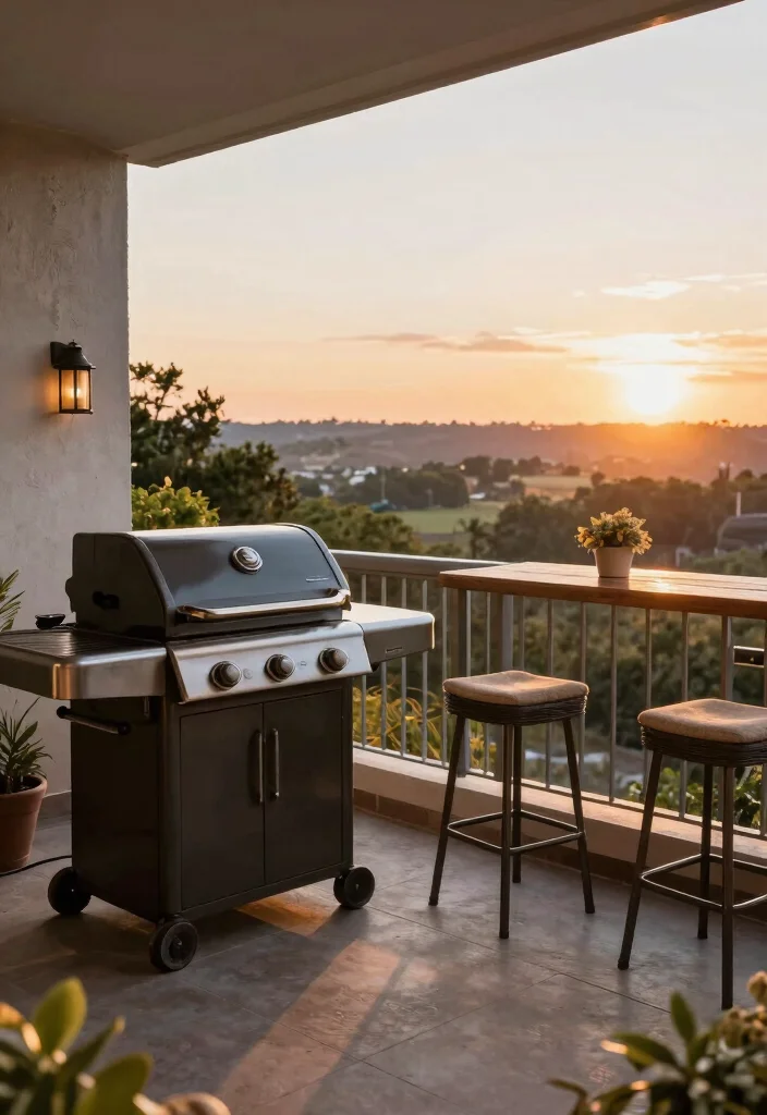 14 Balcony Grill Ideas for the Ultimate Cookout Setup 61 14 Balcony Grill Ideas for the Ultimate Cookout Setup - 11. Grilling with a View 1