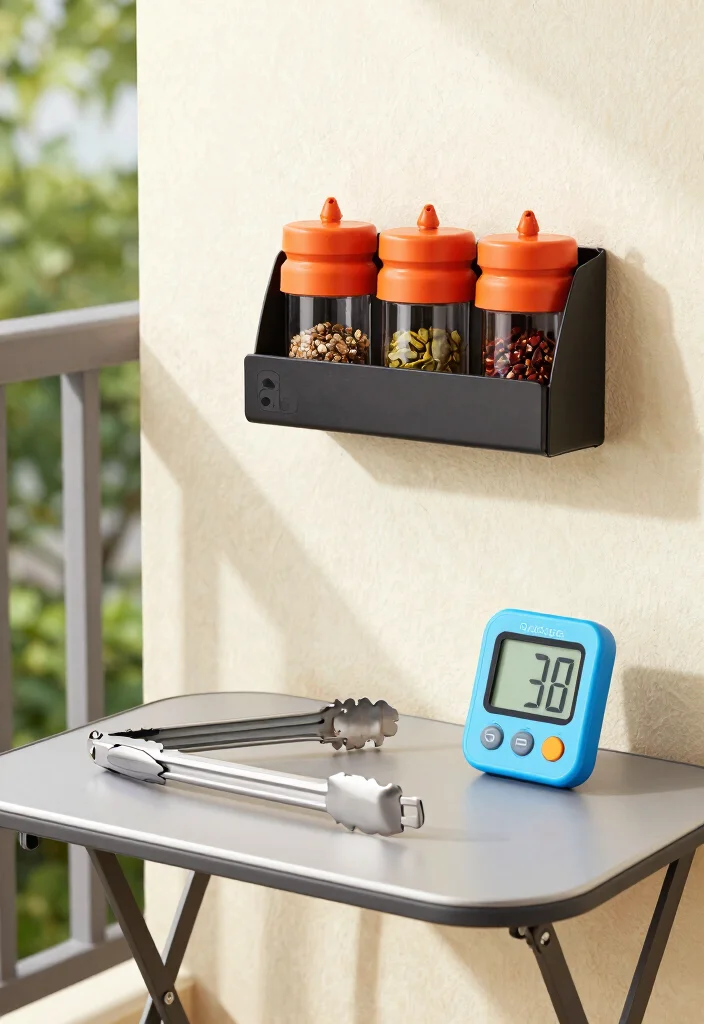 14 Balcony Grill Ideas for the Ultimate Cookout Setup 24 14 Balcony Grill Ideas for the Ultimate Cookout Setup - 4. Smart Grill Accessories 1