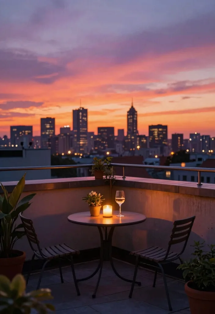 14 Balcony Photoshoot Ideas With Stunning Natural Light - 4. Sunset Serenade 1
