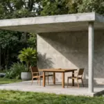 14 Concrete Pergola Ideas With Modern Edge
