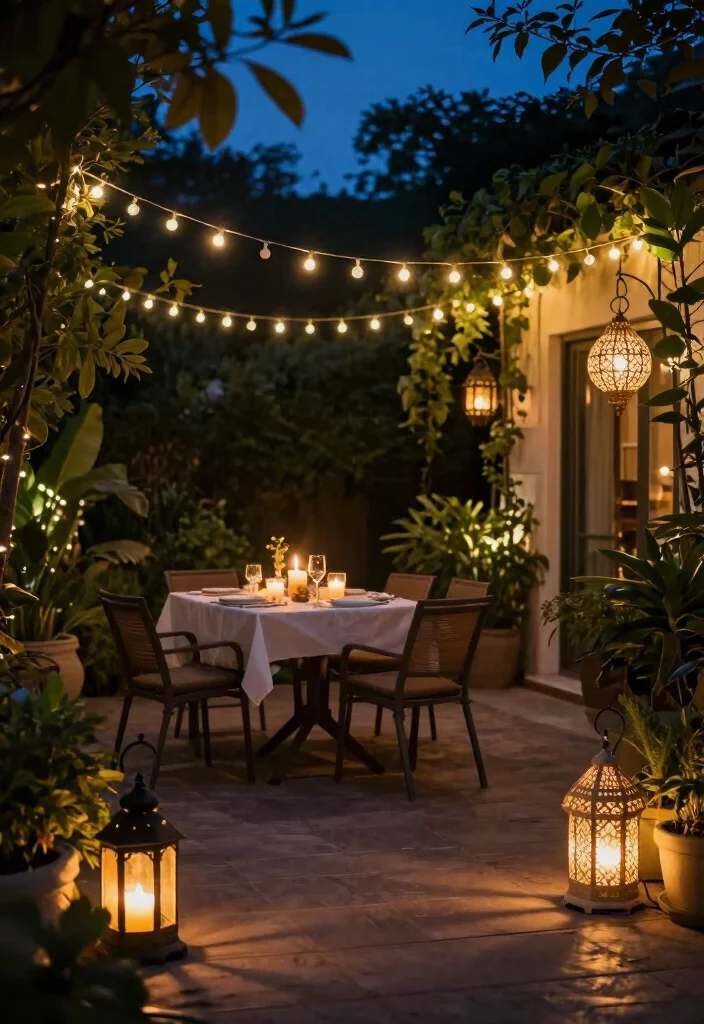 14 Cozy Patio Ideas That Feel Like a Retreat 13 14 Cozy Patio Ideas That Feel Like a Retreat - 3. Ambient Lighting 1