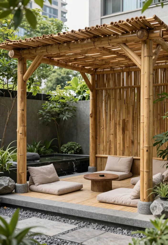 14 Small Pergola Ideas That Maximize Compact Spaces - 13. Urban Zen Pergola 1