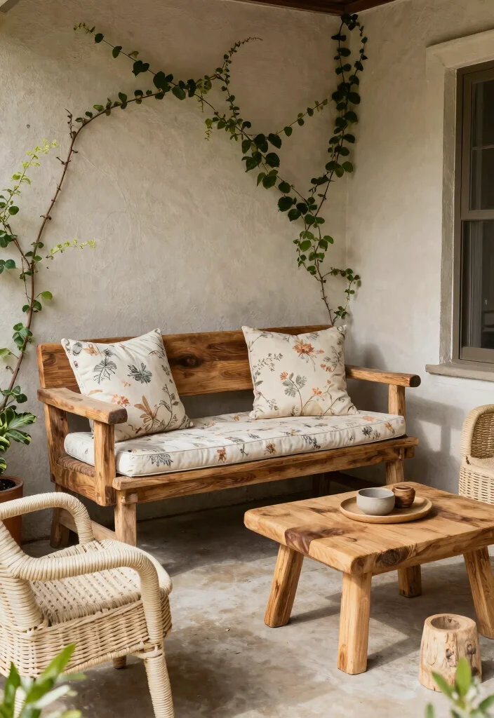 14 Spring Front Porch Ideas for a Fresh Seasonal Look 12 14 Spring Front Porch Ideas for a Fresh Seasonal Look - 2. Eco-Friendly Furniture 1