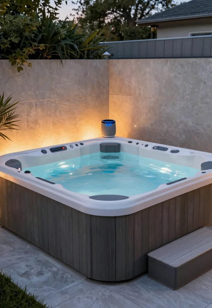 15 Backyard Spa Ideas Hot Tubs That Feel Luxurious - 11. Smart Technology Integration 1