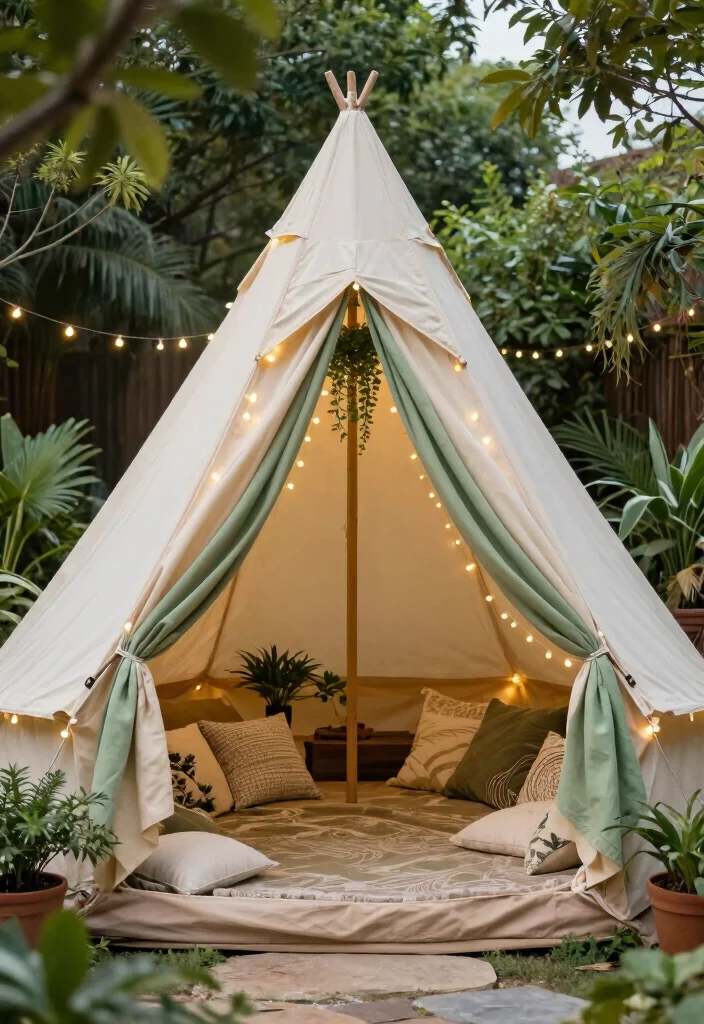 15 Engagement Party Ideas Backyard Hosts Will Love 1 15 Engagement Party Ideas Backyard Hosts Will Love - 1. Eco-Chic Canopy Tent 1