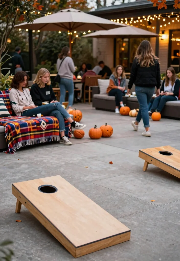 15 Fall Patio Decorating Ideas That Capture Autumn Vibes 50 15 Fall Patio Decorating Ideas That Capture Autumn Vibes - 10. Outdoor Games and Activities 1