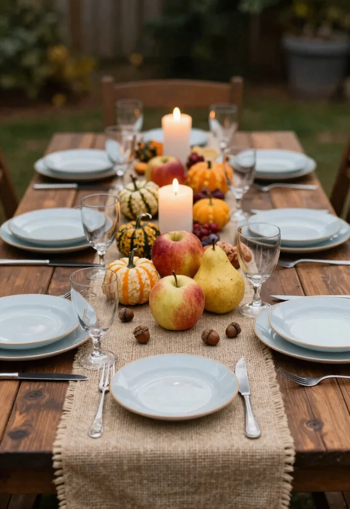 15 Fall Patio Decorating Ideas That Capture Autumn Vibes 25 15 Fall Patio Decorating Ideas That Capture Autumn Vibes - 5. Harvest-Inspired Table Settings 1