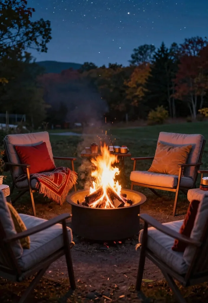 15 Fall Patio Decorating Ideas That Capture Autumn Vibes 26 15 Fall Patio Decorating Ideas That Capture Autumn Vibes - 6. Fire Pit Gatherings 1