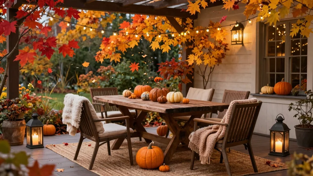 15 Fall Patio Decorating Ideas That Capture Autumn Vibes