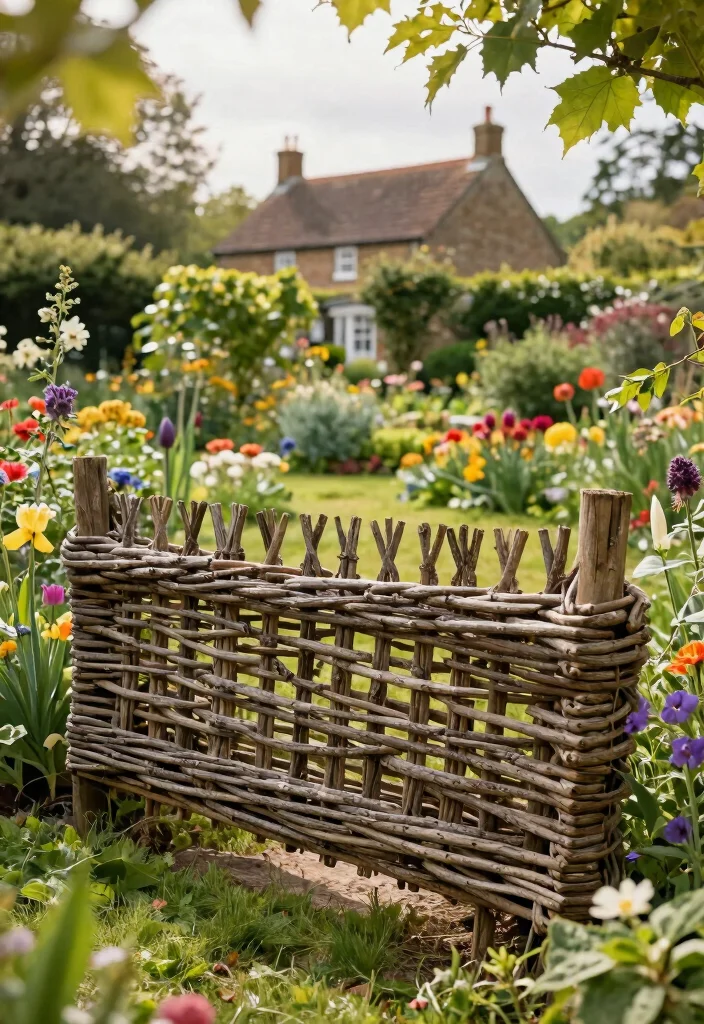 15 Front Garden Fence Ideas UK Homes Will Love 41 15 Front Garden Fence Ideas UK Homes Will Love - 11. Hurdle Fencing 1