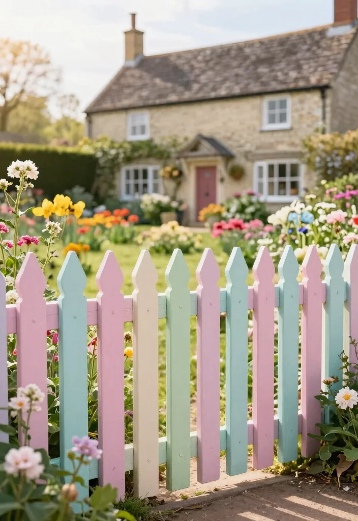 15 Front Garden Fence Ideas UK Homes Will Love 18 15 Front Garden Fence Ideas UK Homes Will Love - 8. Painted Picket Fence 1
