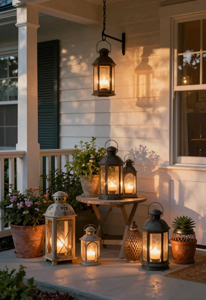 15 Front Porch Ideas Spring Lovers Will Adore - 5. Lantern Lighting 1