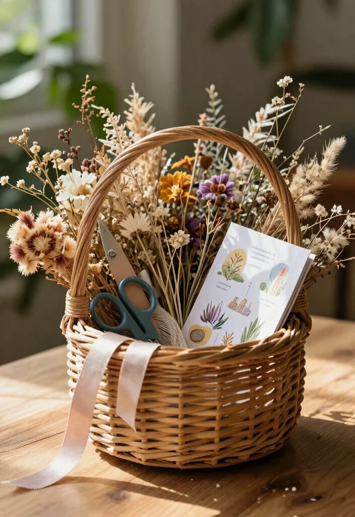 15 Gardening Basket Ideas Gift Lovers Will Adore - 11. Nature-Inspired Craft Basket 1