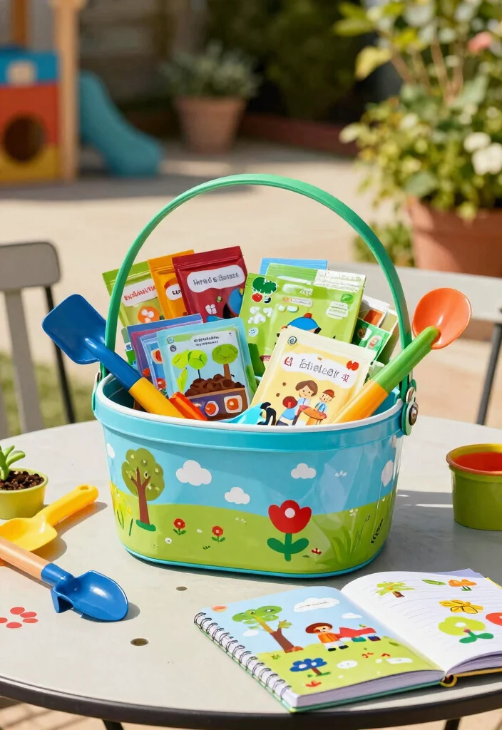 15 Gardening Basket Ideas Gift Lovers Will Adore - 13. Family Gardening Fun Basket 1