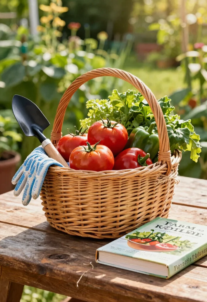 15 Gardening Basket Ideas Gift Lovers Will Adore - 4. Garden To Table Basket 1