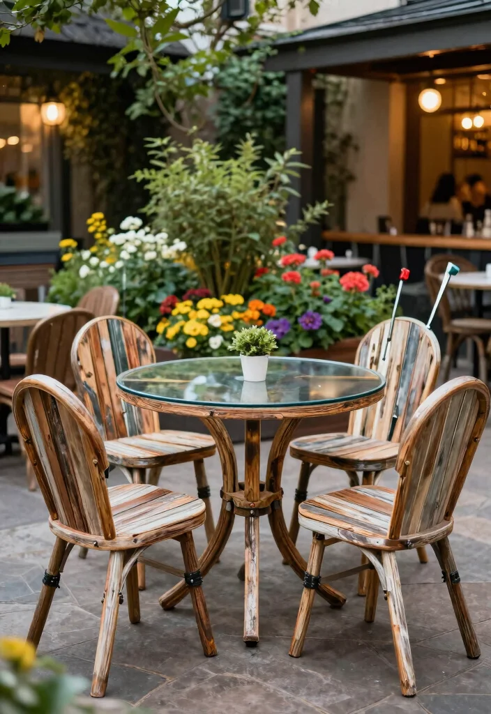 16 Backyard Golf Ideas That Bring the Course Home - 5. Reclaimed Golf Club Furniture 1