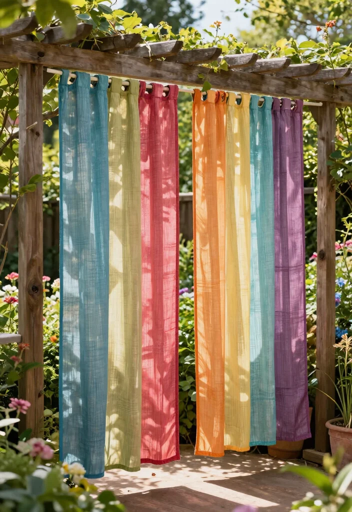 16 Garden Fence 2026 Trending Ideas That Blend Beauty & Privacy - 16. Privacy Curtains for Fences 1