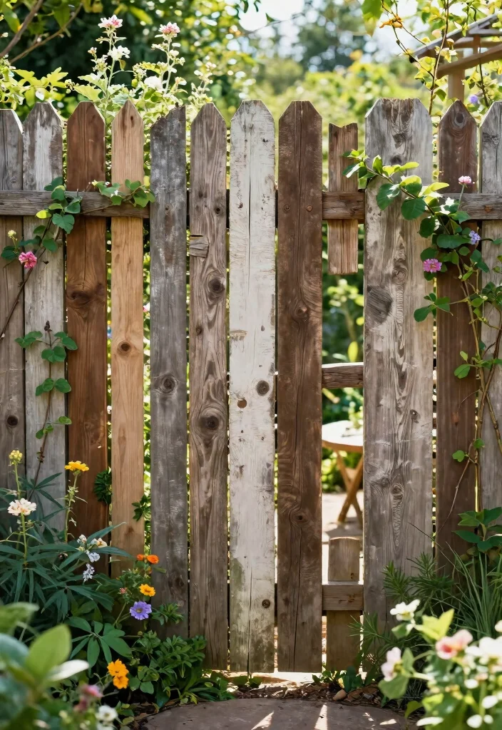 16 Garden Fence 2026 Trending Ideas That Blend Beauty & Privacy - 3. Reclaimed Wood Fences 1