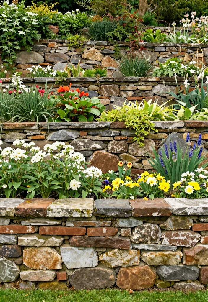 16 Garden Fence 2026 Trending Ideas That Blend Beauty & Privacy - 9. Stone Wall Fences 1