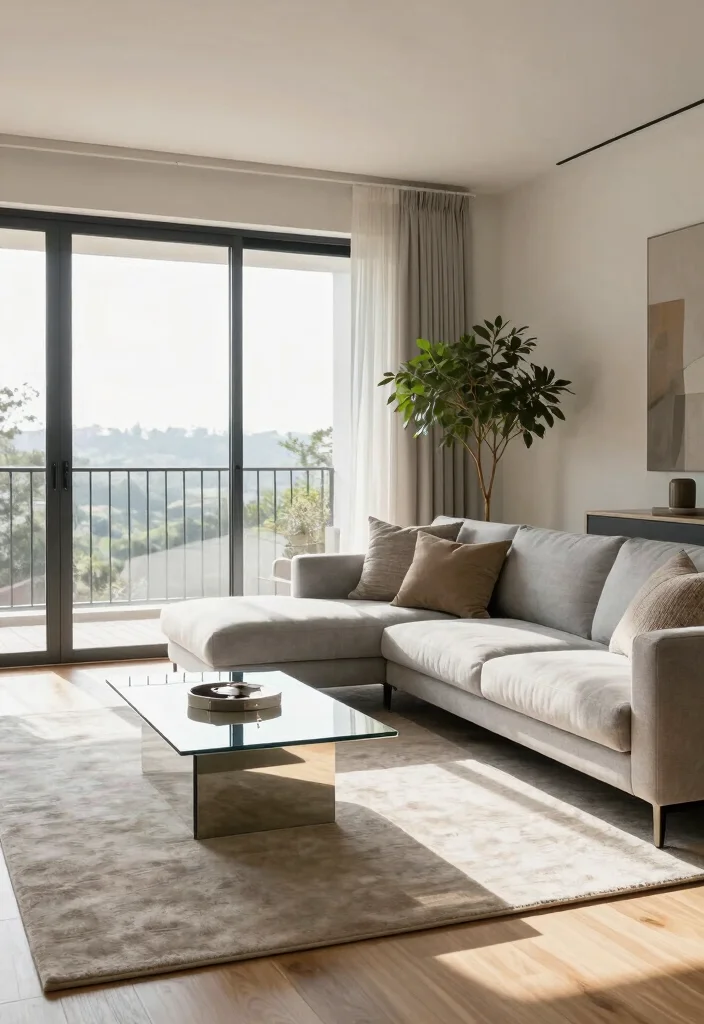 16 Living Room With Balcony Door Ideas That Brighten Your Space - 1. Embrace Open Spaces 1