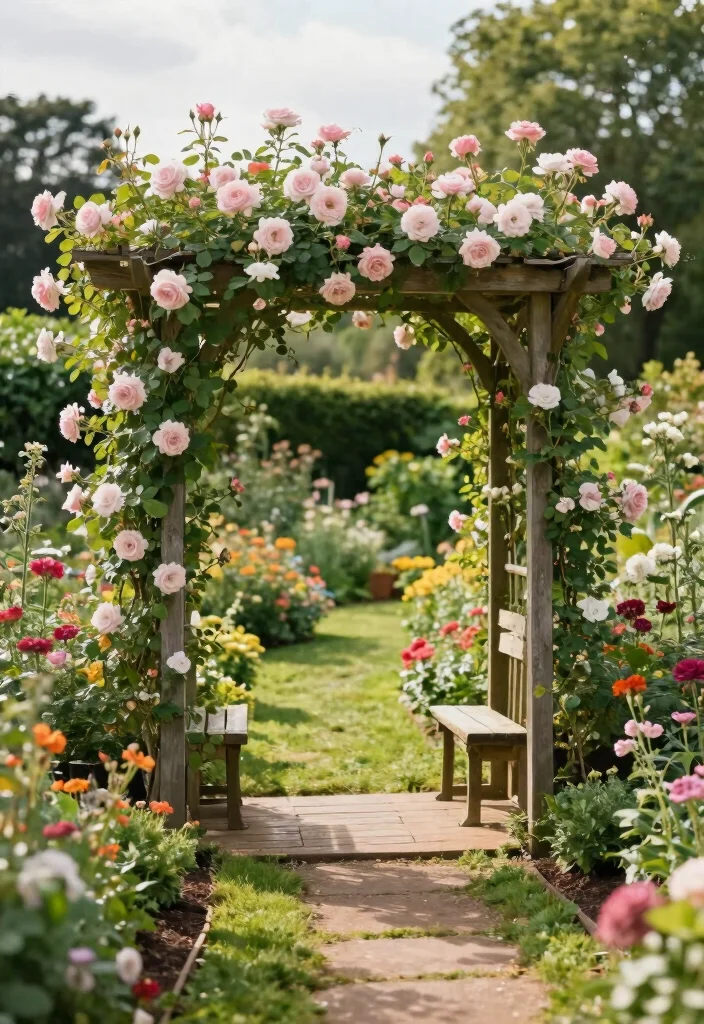 16 Sloping Backyard Ideas That Turn Hills Into Highlights - 11. Garden Arbors 1