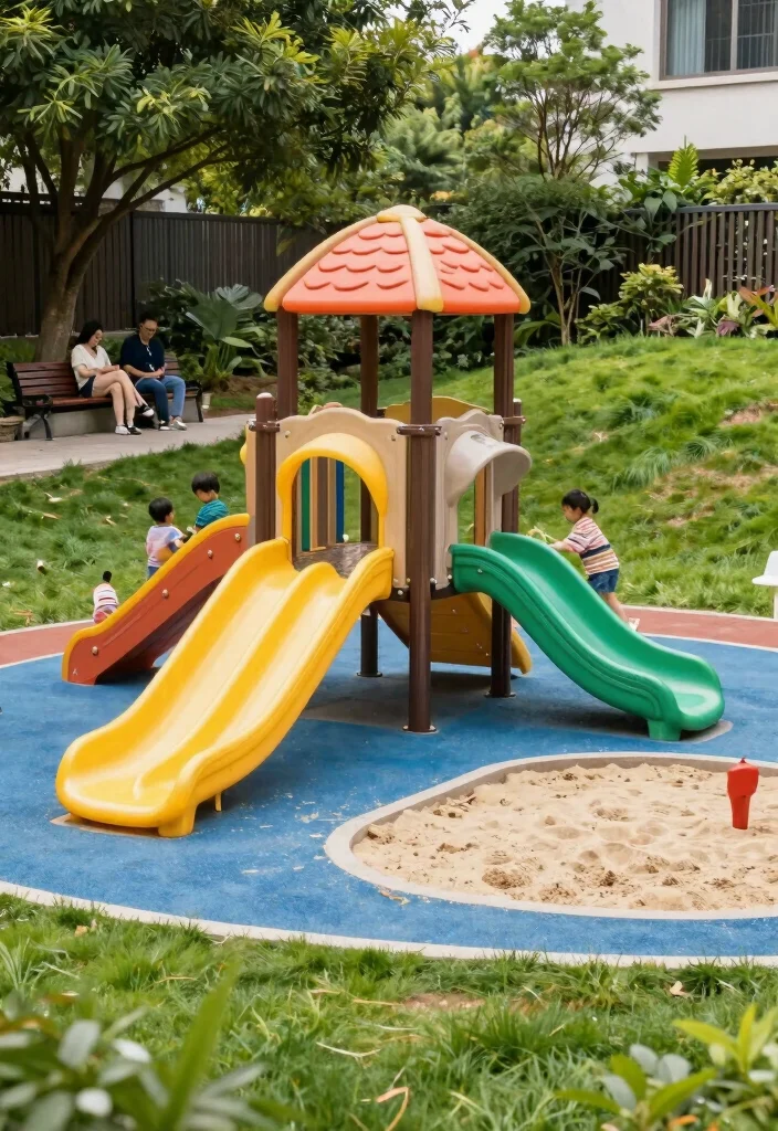 16 Sloping Backyard Ideas That Turn Hills Into Highlights - 12. Play Areas for Kids 1