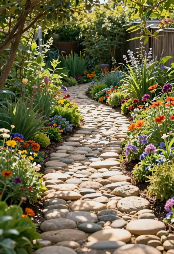 16 Sloping Backyard Ideas That Turn Hills Into Highlights - 7. Natural Pathways 1