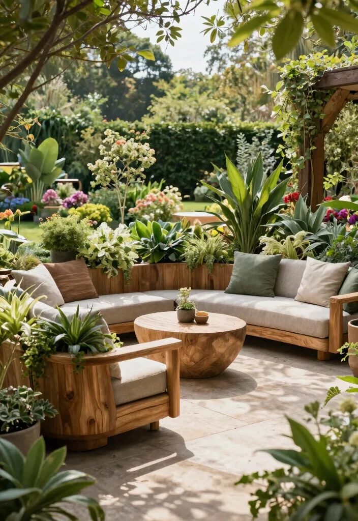 16 Terrace Furniture Ideas for a Chic Outdoor Lounge 50 16 Terrace Furniture Ideas for a Chic Outdoor Lounge - 10. Biophilic Design Elements 1