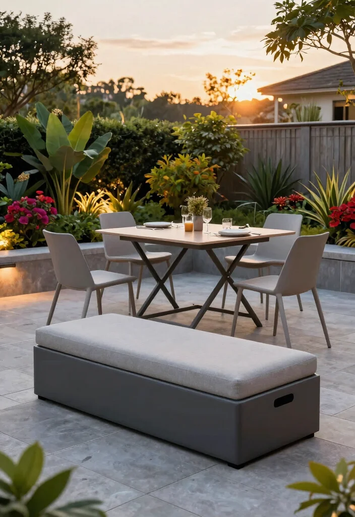 16 Terrace Furniture Ideas for a Chic Outdoor Lounge 38 16 Terrace Furniture Ideas for a Chic Outdoor Lounge - 8. Multi-functional Outdoor Furniture 1