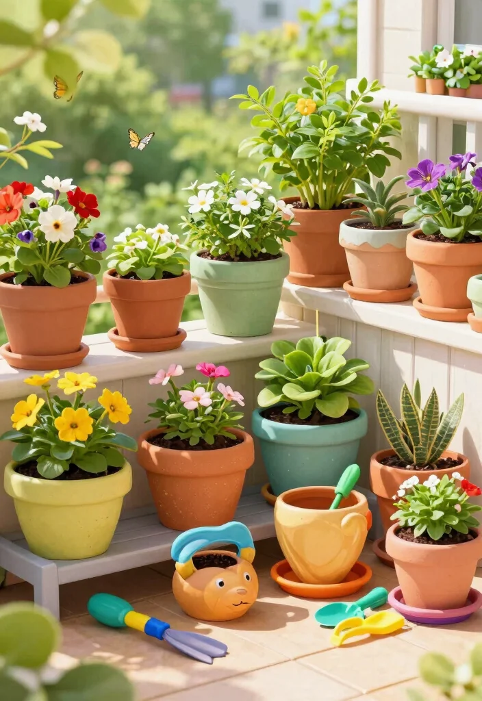 16 Toca Boca Balcony Ideas Fans Will Obsess Over - 2. Mini Garden Retreat 1