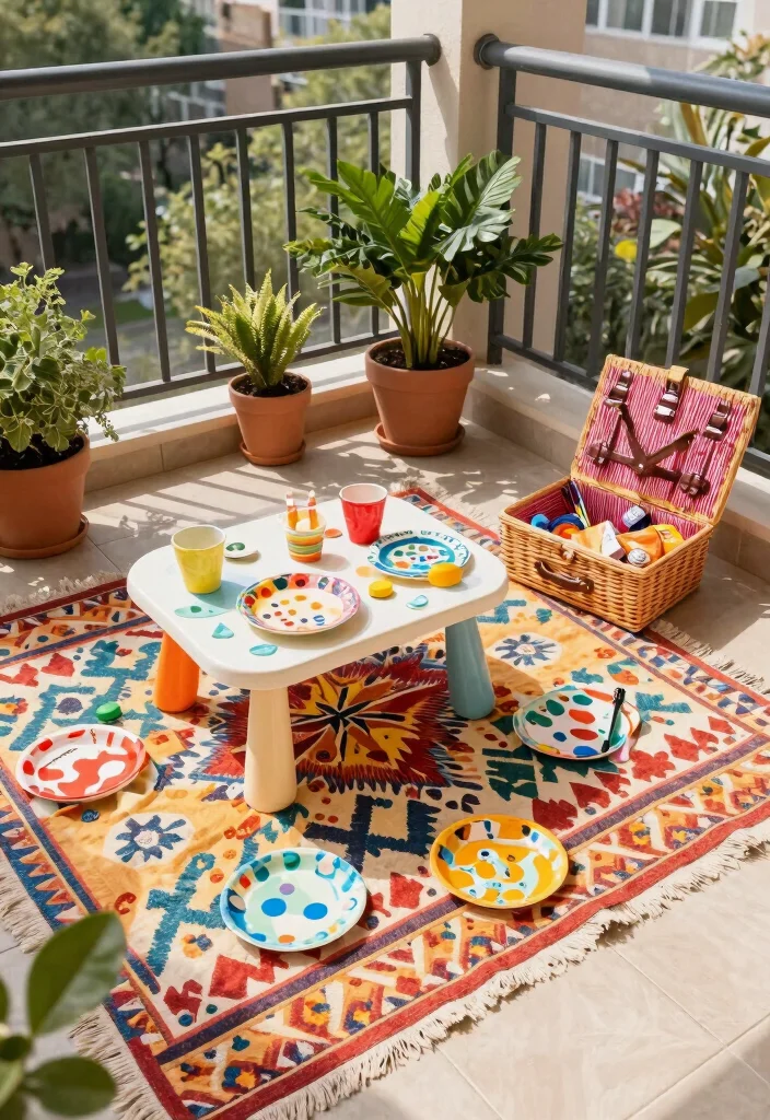 16 Toca Boca Balcony Ideas Fans Will Obsess Over - 3. Playful Picnic Area 1