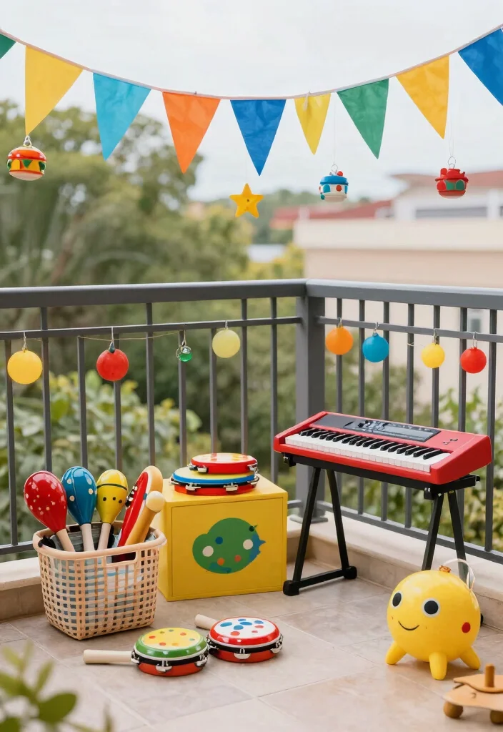 16 Toca Boca Balcony Ideas Fans Will Obsess Over - 6. Outdoor Musical Corner 1