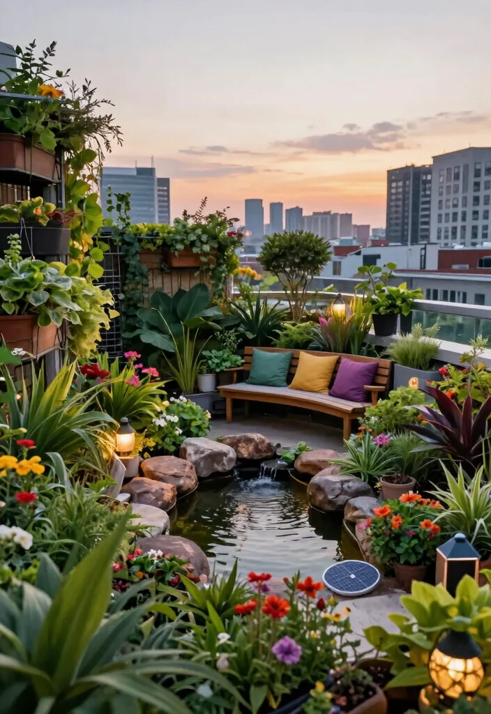 17 Big Terrace Ideas That Make a Statement - 1. Lush Rooftop Garden 1