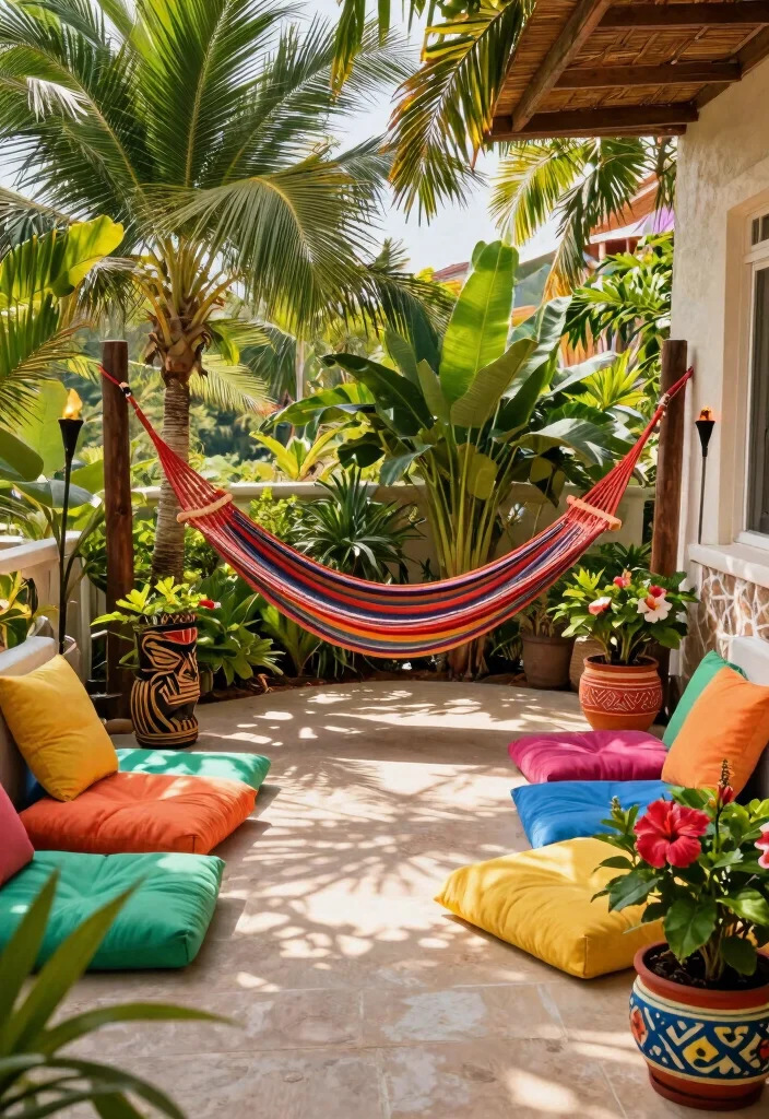 17 Big Terrace Ideas That Make a Statement - 10. Exotic Outdoor Oasis 1