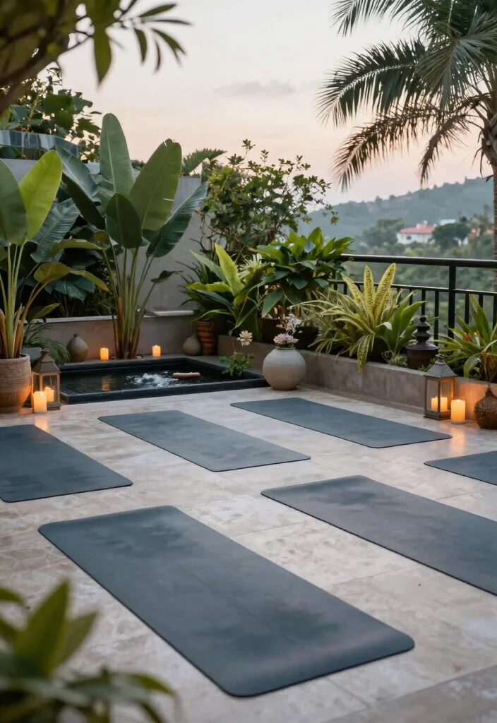 17 Big Terrace Ideas That Make a Statement - 17. Outdoor Yoga Retreat 1