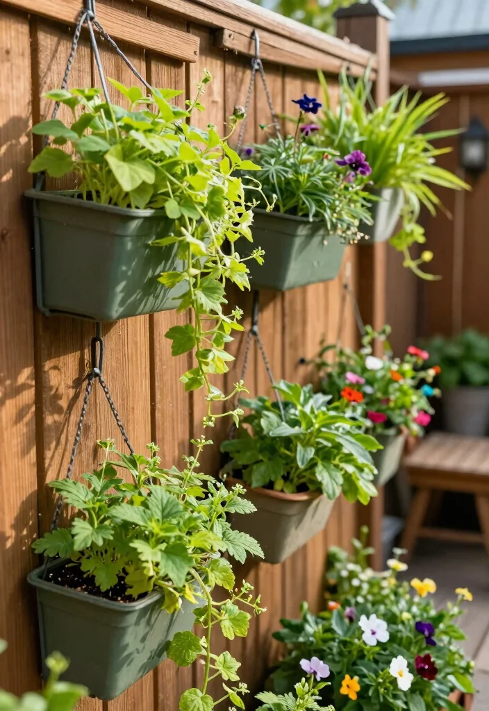 17 Fence Landscaping Ideas That Soften & Style Your Yard - 1. Vertical Gardens on Fences 1