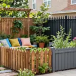 17 Fence Landscaping Ideas That Soften & Style Your Yard
