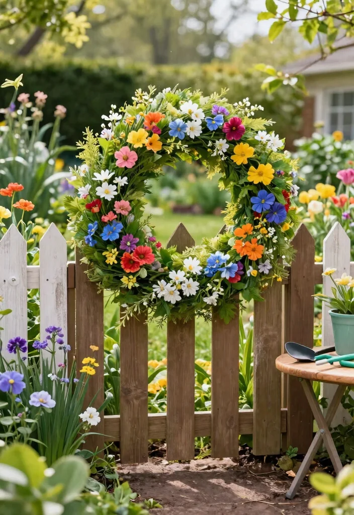 17 Fence Landscaping Ideas That Soften & Style Your Yard - 17. Seasonal Decor on Fences 1