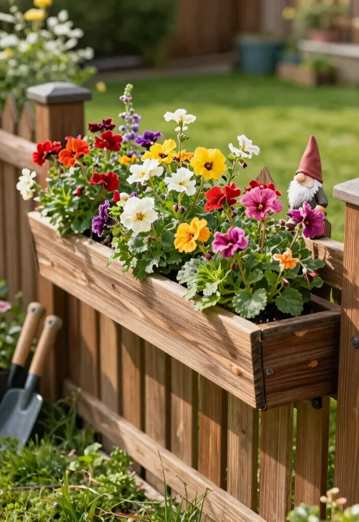 17 Fence Landscaping Ideas That Soften & Style Your Yard - 3. Planter Box Fences 1