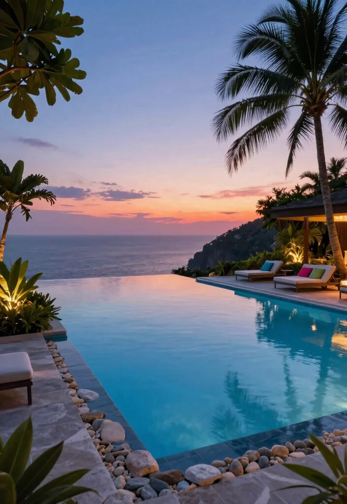 18 Backyard Pool and Patio Ideas for a Resort Style Escape 1 18 Backyard Pool and Patio Ideas for a Resort Style Escape - 1. Infinity Edge Pools 1